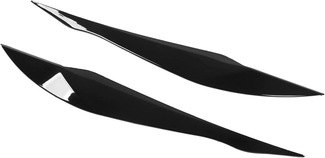 Headlight Eyebrow Cover, Headlight Eyebrows Left And Right Pair For 3 Series F30 F31 2012-2018 Cat. No. 321 Carbon Fiber Pattern Car Interior And Exterior Modification (Glossy