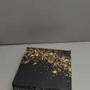 Blue Christmas Tree Star Topper with Lights, 8.5-Inch Light-Up Christmas Tree Topper with Remote Control, 4 Brightness Levels & 8 Light Modes, Faux Mercury Glitter Design with 20 Lights