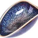 Chinese Porcelain Tea Set with Vessel, Scoop, Spoon & Accessories for Loose Leaf & Gong Fu Tea