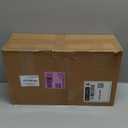 Elevated Slow Feeder Dog Bowls - Ceramic Food and Water Bowl Set with Stand - Raised Pet Dishes for Small and Medium Sized Dogs (White)