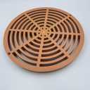 12" Outdoor Catch Basin Flat Round Grate CoverPipe GrateOrange version