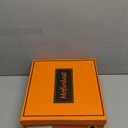 Mofirdast Womens Ankle Chunky Low Heels Boots Round Cap Toe Two-tone Color Blocking Booties Side Zipper Mid calf Boots, Size 8