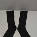 CASMON 1 Pairs Zipper Compression Socks for Women & Men, 15-20 mmHg Open Toe Knee High Support Socks with Zipper for Varicose Veins Edema, L-XL