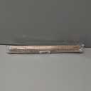 24 Pcs 11mm Half Round Pearl Wood Trim Strips  Unfinished Decorative Beaded Molding for DIY Crafts, Furniture, Wall, Cabinet, Shelf, Window and Door Embellishment (24pcs-11mm)