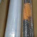 Stretch Film, HERKKA Stretch Wrap with Handles Industrial Strength, Moving Wrapping Plastic Roll, Shrink Wrap for Pallet Wrap, 15" x 1000 Feet, 1 Pack, 60 Gauge