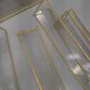 6 Pack Acrylic Gold Sign Holder Decorations