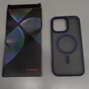 TORRAS Magnetic Shockproof for iPhone 16 Pro Max Case, [4X Military-Grade Protection] [Compatible with MagSafe] Translucent Case for iPhone 16 Pro Max Anti-Scratch Guardian 6.9" (Blue)