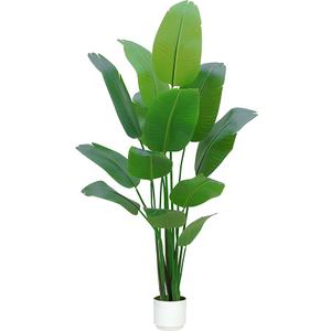 Bird of Paradise Plant Artificial 6ft,Faux Plants Indoor Tall with 13 Trunks - The Perfect Indoor Silk Floor Plant for Home Decor in Living Room, Office, and Bedroom (6FT Bird of Paradise)