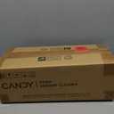 Candy Corded Stick Vacuum Cleaner, Powerful Suction Handheld Vacuum with One-Click Dust Disposal, 3-in-1 Use for Hard Floor, Ceramic Tile, 0.8 Liters Capacity, Easy Clean (Black)