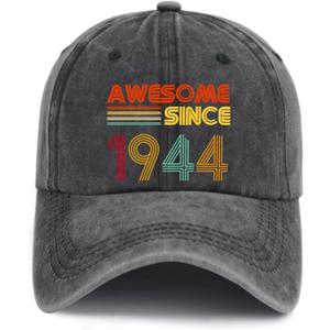 2 x Baseball Cap with Init ial Vintage Adjustable Sunflower Letter Sun Hat Fishing Hats,2025 Retirement Hat Giftss for Women Men (Grey)