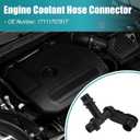 uxcell Engine Coolant Hose Connector for BMW 323i 1999-2000, 17111707817