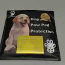 Dog Paw Protector Gripper Traction Pads,Dog Paw Covers,Foot Stickers in Summer Hot/Winter Cold Pavement,Dog Shoes Booties Socks Replacement,12 Sets (48 pcs) XXXL Black