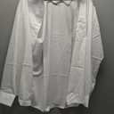 Alimens & Gentle Men's Dress Shirts Long Sleeve Wrinkle-Free Stretch Shirts Solid Formal Button Down Shirt with Pocket (XX-Large, White)