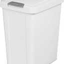 STERILITE 10438004 Touch Can, White, 7.5 Gallon