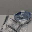 2-in-1 Metal Bird Bath for Outside, Vintage Freestanding Birdbaths Feeder Bowl, Stable & Easy to Clean Birdfeeder for Outdoors Garden Yard Lawn Decor (Vintage Blue)