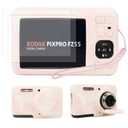 Camera Case for Kodak Pixpro FZ55, Pink Silicone Protective Cover, Slim Fit Design with Accessories (White)