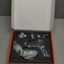 Benlari Highway Pegs,1.25" Highway Footpegs 304 Stainless Steel Fit for Harley Davidson Touring Street Glide Road Dyna Sportster fits 1-1/4"(32mm) Engine Guard Black(Short Angled)