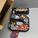 Race Car Piata Pull String Cars Piatas for Birthday Party Decorations Number 2 3 4 5 6 with Blindfold Stick Small Red Black Racing Theme 2nd 3rd 4th 5th 6th Party Supplies(Number 5)