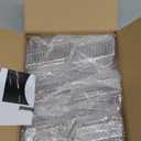 Acrylic Brochure Holder 4x9 Inches Slant Back Design, Clear Display Stand, Plastic Table Stand Sign, Pamphlet Flyer Display, 6 Pack