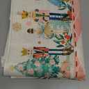 Artoid Mode Nutcracker Floral Holly Christmas Table Runner, Seasonal Winter Kitchen Dining Table Decoration for Home Party Decor 13x90 Inch (Pink)