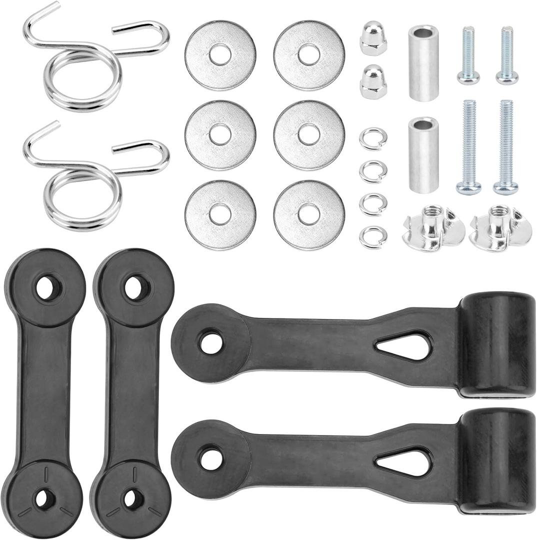 109808X 160793 Latch Assembly Bagger Hood Latch Straps Compatible with Craftsman/Husqvarna/Poulan Pro/Yard Pro Lawn Tractor for 42" and 46" Decks