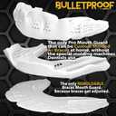 Braces Mouthguard, BulletProof: Worlds Thinnest & Strongest Sports Mouth Guard for Braces! Football Basketball Hockey Lacrosse Rugby BJJ MMA Boxing & Sleeping Mouthpiece. Adult Youth Kids Mouth Piece (Lava Black)