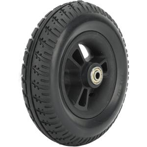 7in Wheel Replacement for Wheelchairs, Heavy Duty Solid Front Wheelchair Wheel Solid Tire Wheel Assembly
