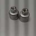 Reducing Coupling 3/4" x 1/4" NPT Female Threaded Pipe Fitting 304 Stainless Steel Adapter, 2 Pack