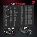 BDFHYK 4339 Spark Plugs Compatible with Can-Am Compatible with KTM for Husaberg for BMW Universal Motorcycle Spark Plugs Replacement for DCPR8E Set of 3