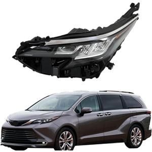 LABLT Driver Side Headlight Assembly Replacement for Sienna Le Xle 2021-2022 Left Side Headlamp 81150-08100