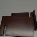 Sonny & Sloane Now Playing Vinyl Record Stand: Classic Brown Wood Record Holder - Vinyl Accessories for LP enthusiasts - Home Desk Decor for Music Lovers