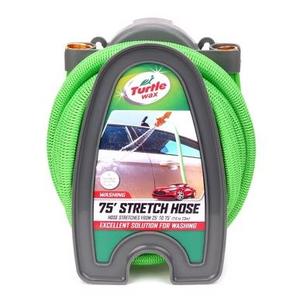 Turtle Wax 75' Expandable Garden Hose: 75 ft Kink-Resistant Stretch Water Hose, 5/8 Inch Diameter, Green