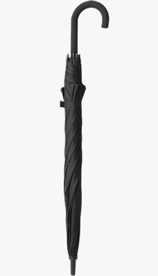 Curved Handle Automatic Opening Straight Umbrella Business Gift Umbrella