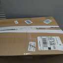 Bedsure Fluffy Duvet Cover Set - Ultra Soft Plush Shaggy Comforter Cover Twin Size, Warm Flannel Fleece Bed Sets for Winter, 2 Pieces (Striped Pattern, Coconut White) (Twin (68" x 90"))