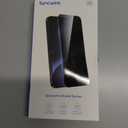 SYNCWIRE Privacy Screen Protector for iPhone 15 6.1''[2-Pack], Unbreakable True 28 Anti Spy Tempered Glass Saver Black [Easy Installation Frame] [9H Hardness] [Bubble Free] [Sensitive Touch]