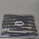 12 Pack Double-Ended Gun Cleaning Brushes Set, Brass Brush Gun Cleaning -Nylon Handle - All Purpose Cleaning Supplies Kit