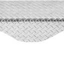 ALMULOO Aluminum Diamond Plate Tandem Axles Trailer Fenders Universal Compatible with Most 14" 15" 16" Tires Car Hauler Trailer, Cargo Trailer, Utility Trailer, Landscape Trailer 1 Pcs Silvery