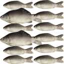 Liliful 24 Pcs Fake Fish Artificial Realistic Toys Stuffed Foam Faux Sea Fish Including Big and Small for Home Decoration Aquarium Tank Display Ornaments Stage Drama Prank Photography Prop