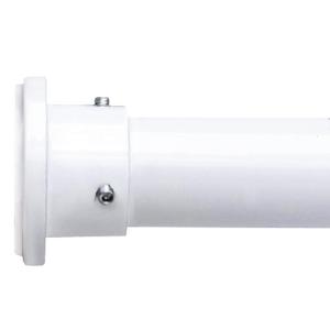 Room/Dividers/Now Tension Curtain Rod - No Drill Curtain Rods for Room Dividers - Spring Tension Shower Rods for Bathroom - Adjustable Curtain Rod - Heavy Duty Tension Window Rod - 48-80 in, White