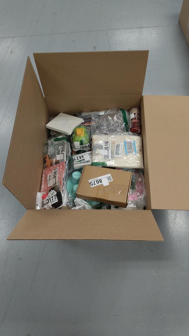 Box of Mixed Items, Retail is Estimated