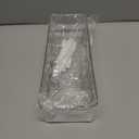 Yesesion Clear Plastic Cable Organizer Box with Adjustment Compartments, Desk Accessories Storage Case with 10 Wire Ties for Drawer, Office Supplies, Electronic Management, Battery and Charger