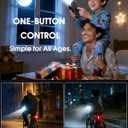 AlpsWolf Bicycle Lights Set, Light Sensor Bike Lights for Night Riding, Rechargeable Bike Headlight & Taillight 5+4 Modes, Water-Resistant, Easy Installation for Men Women Kids Road Mountain Cycling