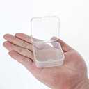 DUOFIRE Containers with Lids 24 Pack Plastic Box Clear Storage Containers Bead Organizer for Crafts, Jewelry, Small Items (2.1x2.1x0.8 Inches)