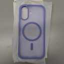 SUPFINE Magnetic for iPhone 17 Case (Compatible with MagSafe)(Military Grade Drop Protection) Translucent Matte Shockproof with Anti-Fingerprint Phone Cover 2025,Blue Purple