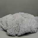 Bean Bag Chair Cover, Waterproof Faux Fur Bean Bag Cover Only(No Filler), 5FT Round Beanbag Cover with Pocket, Big Giant Bean Bags Covers for Adults Kids Teens, Stuffed Animal Storage