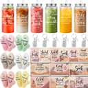 Mimorou 30 Pcs 2026 Christian Gifts for Women Bulk Mothers Day Gifts 13.5 oz Bible Verse Plastic Tumblers with Lid Straw Religious Socks Boho Cosmetic Bags Notepads Scripture Keychains Church Favors