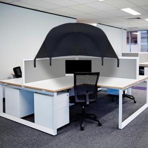 Comastbo Large Size Cubicle Corner Desk Shade for Office,Portable Foldable Light Shade Cover, Fit for Taller Cubicle Partitions for Privacy Attached in a Normal 90 Degree Cubicle Corner