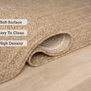 RUGGERRUGS Berry Easy Jute Indoor Outdoor Rug, 4x6 Neutral Bordered Jute Look, Weather Resistant, Easy Care, Lightweight Outdoor Farmhouse Carpet for Patio, Porch, Living Room (4' x 6', Natural)