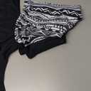 Yonique 3 Piece Tankini Swimsuits for Women Swim Tank Top Bathing Suits with Boy Shorts and Bra Athletic Swimwear (Medium, Black White)