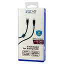 ZGear 6 Foot Braided Sync & Charge Cable For Lightning to USB C Metal Housing
